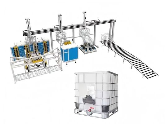 Высокоскоростная полностью автоматическая линия IBC для производства тонновых бочек
