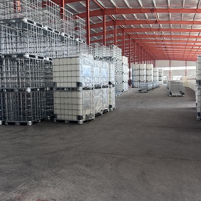 Завод IBC сетка IBC клетка каркас промежуточный контейнер для сыпучих грузов железная труба сетка машина автоматическая производственная линия