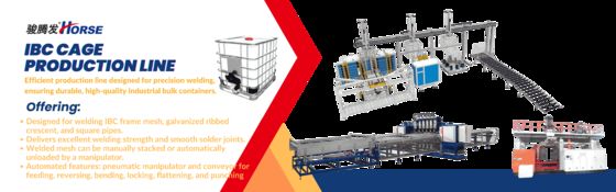 Высокоскоростная полностью автоматическая линия IBC для производства тонновых бочек