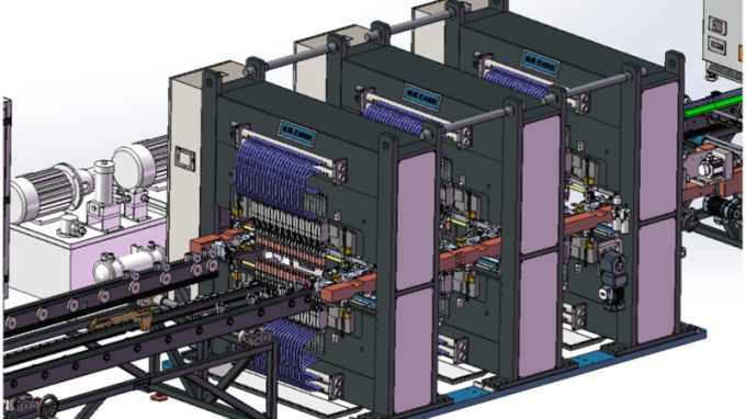 Производственная линия трансформаторного радиатора 17